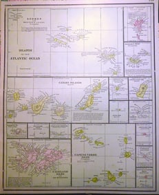 Islands In the Atlantic Ocean 1900