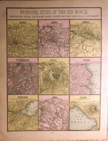Principal Cities of the Old World 1897