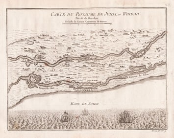 Bellin/Prevost: Kingdom of Whydah (Benin), West Africa