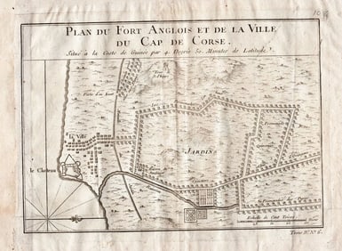 Prevost: Town and Fort of Cape Corse, Ghana Gold Coast