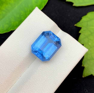 Natural Aquamarine Gemstone, Santa Maria Color Aquamarine Beryl, March Birthstone - 7.55 Carats: Materials: Gem type: Aquamarine Carat weight: 7.55 Natural Aquamarine Gemstone, Santa Maria Color Aquamarine Beryl, March Birthstone Properties: Birthstone : March Birthstone Zodiac Sign : Pisces Birt