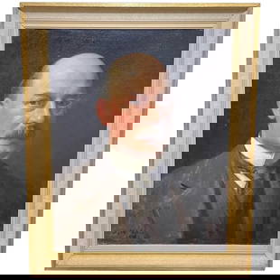 Scottish Oil Painting Portrait Of Glasgow Iron & Steel Merchant By John McGhie: Oil Painting Portrait William Muirhead Glasgow Iron & Steel Merchant John McGhie 1 Fine Scottish Work Of Art Antique Oil Painting Portrait William Muirhead of Messrs, Glasgow Iron & Steel Merchant By