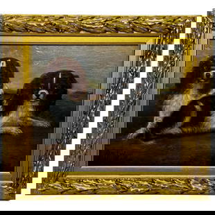 British 19th Century Oil Painting Animal Portrait Of King Charles Spaniel Dogs: British 19th Century Oil Painting Animal Portrait Of King Charles Spaniel Dogs 1 Fine British Victorian 19th Century Oil Painting Animal Portrait Of King Charles Spaniel Dogs. Impress your clients & g