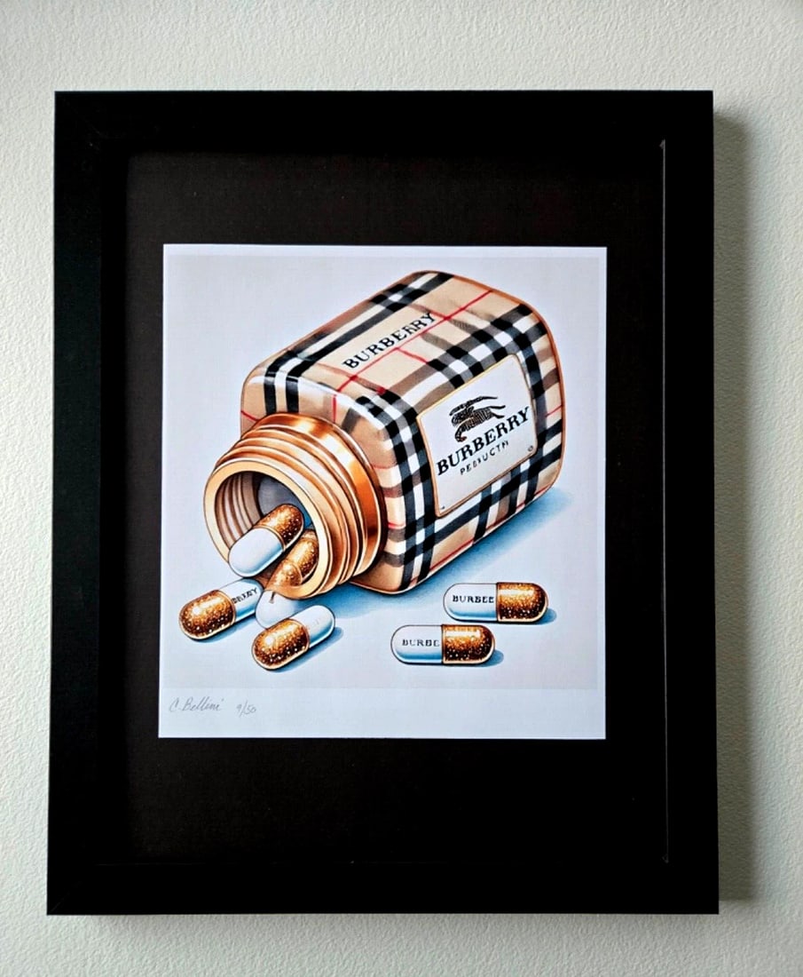 Chiara Bellini + "My Comfort Pills" Original Hand Signed Print Ltd Ed | COA (1 of 4)