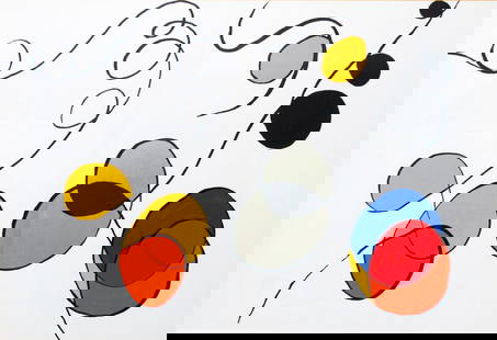 Calder Original Lithograph DM54173d Derriere le Miroir 1963: Artist: Alexander Calder Country: USA Title: Untitled DM54173D Medium: Original Lithograph Marks: Not signed not numbered Paper size: 15 x 22 inch folded as published Printed: 1968 by Maeght, Fran