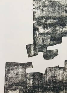 Chillida Lithograph DM02174b Derriere le miroir 1968: Artist: Eduardo Chillida Country: Spain Title: Untitled - DM02174b Medium: Lithograph Marks: Not signed not numbered Size: Wove paper 15 x 11 inch Printed: by Maeght France Provenance: Revue Der