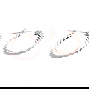 14 Karat White Gold Diamond Half Hoop Earrings: Title:14 Karat White Gold Diamond Half Hoop Earrings Description:14 Karat White Gold Diamond Half Hoop Earrings 0.25 total diamond weight. 2 grams total weight. More Information:Period: New Condition: