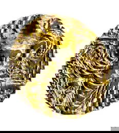Ancient India, Kushan Empire, Kipunada c. 335 - 375 C.E. Gold Dinara. Rev: Lakshmi (Ardochsho)