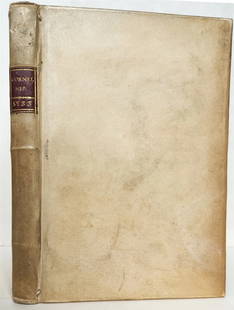 1733 CORNELII NEPOS Quae exstant omnia antique VELLUM BINDING: Nepos, CorneliiQuae exstant omnia. Quid praeterea in accuratissima hac editione praestitum sit, indicat epistola ad