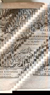 1629 SIVE FRANCORUM REGIS antique FRENCH HISTORY ELZEVIER France FINE BINDING: GALLIASIVE FRANCORUM REGIS DOMINUS ET OPIBUS COMMENTARIUS.Lugduni Batavorum (Lyon): Ex officina Elzeviriana; 16298 lvs, 461
