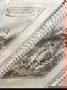 1751 HISTOIRE des VOYAGES VOL. 36 antique illustrated TRAVELS to INDIA: HISTOIRE GENERALE des VOYAGES ou NOUVELLE COLLECTION de toutes les relations de vo&#239;ages par mer et par terre, Qui ont ete publiees jusqu'a present dans les differentes Langues des toutes les Nati