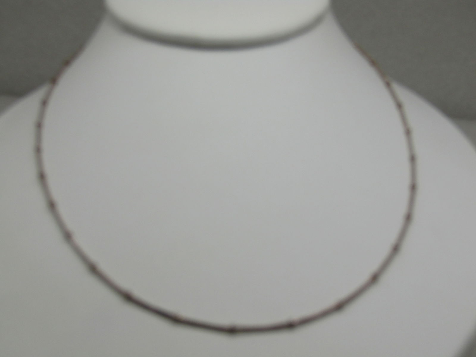 Sterling Vermeil Serpentine & Beaded Necklace, 18": Sterling Vermeil Serpentine & Beaded Necklace, 18". The chain is appx. 1mm round serpentine with an accent bead appx. every 3/4". Spring clasp. It is marked .925 and tested. Weight is appx. 4.23 gr. I