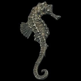 Vintage Sterling Silver Seahorse Brooch/Pin