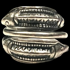 Vintage Silver Viking Ring