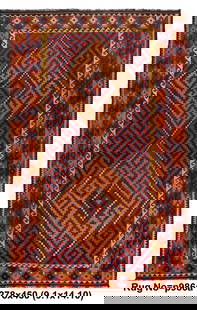 9' x 15' Afghan Finer Kilim Flat-Weave Tribal Rug 1980's #P986: Title:9' x 15' Afghan Finer Kilim Flat-Weave Tribal Rug 1980's #P986 Description:Size in Feet: Width: 9.1 x Length: 14.9 Size in Inches: Width: 109 in x Length: 177 in Rug Type: Area Rug Colors: This