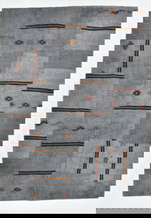 10'2'' x 6'9'' Turkish Hemp Patchwork Rug - 53854: Title: 10'2'' x 6'9'' Turkish Hemp Patchwork Rug - 53854 Description:Vintage Rug Handmade, handwoven with traditional technique. Low pile, soft rug. Rug Condition : Fully cleaned and ready to use Orig