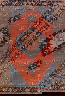 Vegetable Dye Heriz Serapi Persian Large Rug 12x16: Title: Vegetable Dye Heriz Serapi Persian Large Rug 12x16 Description:A Beautiful Genuine Iran ( Persia ) Heriz (serapi) rug is Hand Knotted by skillful weavers in Iran ( Persia ) with