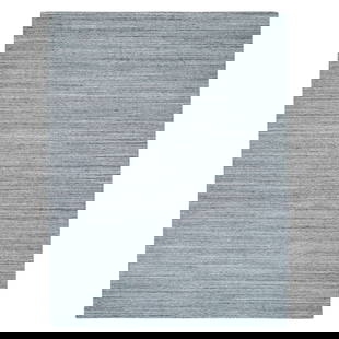 Arsenic Gray Hand Loomed Modern Striae Design Wool Oriental Rug: Title: Arsenic Gray Hand Loomed Modern Striae Design Wool Oriental Rug Description: This is a truly genuine one-of-a-kind. It has been Knotted for months and months in the centuries-old weaving crafts