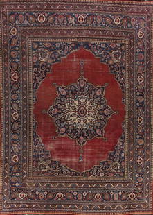 Pre-1900 Vegetable Dye Dorokhsh Persian Large Rug 11x14: Title: Pre-1900 Vegetable Dye Dorokhsh Persian Large Rug 11x14 Description:A Beautiful Genuine Iran ( Persia ) Dorokhsh rug is Hand Knotted by skillful weavers in Iran ( Persia ) with
