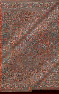 Pre-1900 Antique Vegetable Dye Kashan Persian Rug 4x7: Title: Pre-1900 Antique Vegetable Dye Kashan Persian Rug 4x7 Description:A Beautiful Genuine Iran ( Persia ) Kashan rug is Hand Knotted by skillful weavers in Iran ( Persia ) with