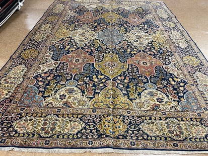 Antique Persian Tabriz Rug-4872: Title: Antique Persian Tabriz Rug-4872 Description:Beautiful antique Persian Tabriz rug, from northwest Persia, size 9 ft by 12 ft. 10 inches, circa 1930, excellent condition with a good pile througho