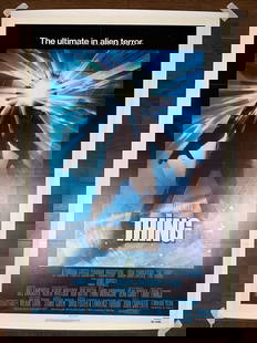 The Thing - John Carpenter (1982) US One Sheet Movie Poster LB: The Thing - John Carpenter (1982) US One Sheet Movie Poster LB, Please refer to the attached photos to determine the condition of this original vintage item. Note: LB means Linen Backed. Ready for you
