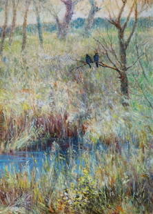 Oil painting Autumn Anatolii Tinhkhevich: &#8470;Duhn 22 *** ABOUT THIS PAINTING *** * TITLE: "Autumn" * ARTISTS: Anatolii Tinhkhevich * SIZE: 32x44 cm/'12.59x17.32 inches' * MEDIUM: oil, cardboard * HAND PAINTED: Original painting from our c