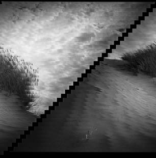 Edition 2/10 - Sand Dune I, Croyde Bay, Devon -Silver Gelatin: Title: Edition 2/10 - Sand Dune I, Croyde Bay, Devon -Silver Gelatin Photograph Artist: Paul Cooklin Origin: United Kingdom Medium: Photography, Black & White on Paper Dimensions: 16 W x 20 H x 0.1 D