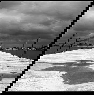 Merchant Ship, Havana Harbour, Havana, Cuba - Silver Gelatin: Title: Merchant Ship, Havana Harbour, Havana, Cuba - Silver Gelatin Photograph - Limited Edition of 10 Artist: Paul Cooklin Origin: United Kingdom Medium: Photography, Black & White on Paper Dimension
