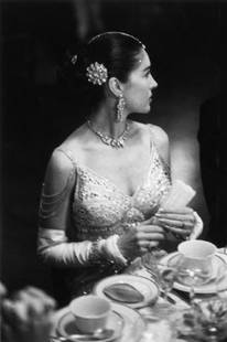 Slim Aarons 'Decked In Finery' Oversize Unframed Silver Gelatine Resin Print: Description Slim Aarons 'Decked In Finery' Oversize Unframed Silver Gelatine Resin Print An unknown guest at a New Year’s Eve party held at the Romanoff Restaurant in Hollywood, Los Angeles. (Ph