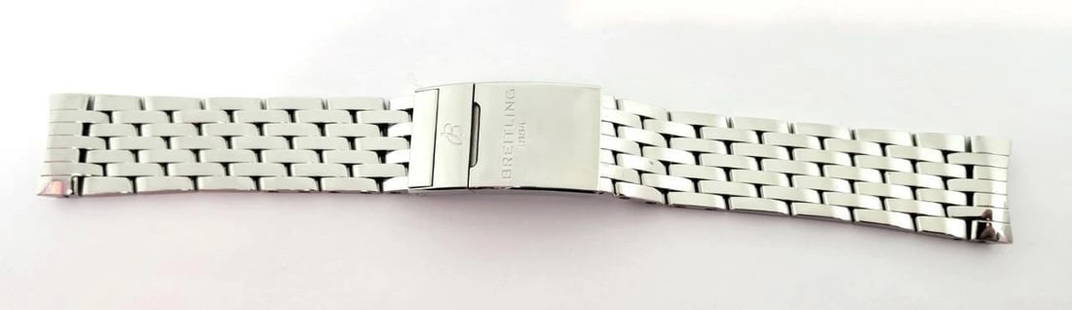 Original S/Steel BREITLING Watch Bracelet 3918 B2* 20 mm for PREMIER Ref. A37340: Original S/Steel BREITLING Watch Bracelet 3918 B2* 20 mm for PREMIER Ref. A37340Original S/Steel BREITLING Watch Bracelet