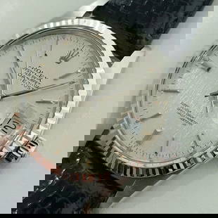 Mens Rolex Datejust 16014 36mm 18k Gold SS Linen Dial 1970s Automatic RA485B: Title:Mens Rolex Datejust 16014 36mm 18k Gold SS Linen Dial 1970s Automatic RA485B Description:Timeless icon, Men's 18k white gold and stainless steel Rolex Oyster Perpetual Datejust Ref.16014 automat