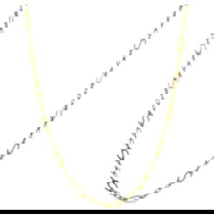 Roberto Coin Chain Link Necklace 18k Gold: About the Item A Roberto Coin chain link necklace made of 18k gold. This necklace has a playful yet refined design that brings together different shapes and textures. The chain features alternating ov