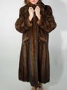SAGA MAHOGANY MINK FUR COAT EU: XL ; US: 18