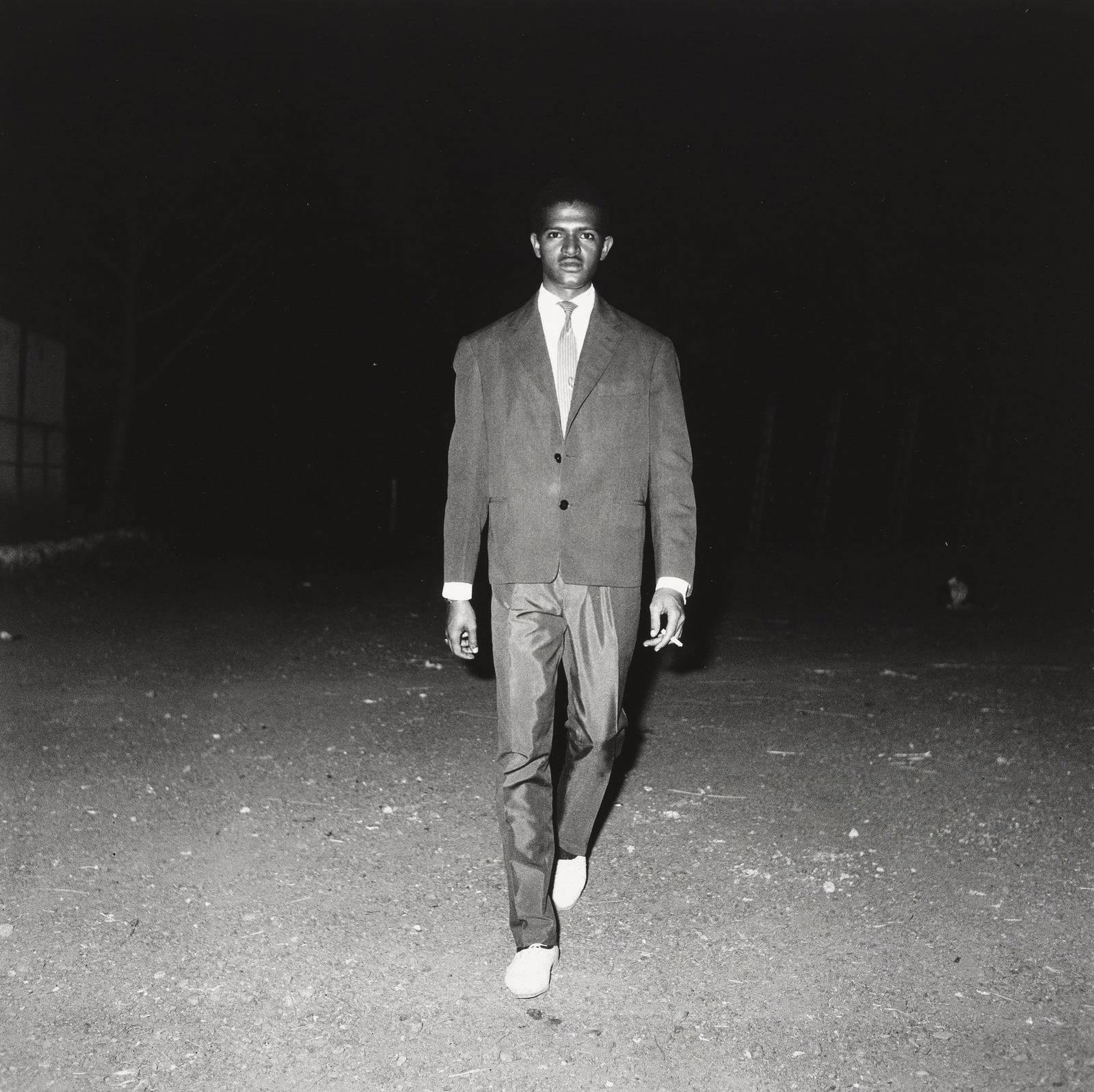 Malick Sidibe Al'Entree Print: Description: Malick Sidibe Al'Entree Print on board and measuring at 13x13 inches Date: 1963 Material: Board & Glossy Art Paper Additional Information: Possible Reproduction/Printed Later Reserve: $50