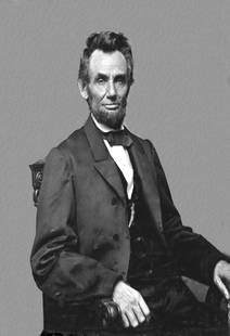 19X13 LG. FORMAT, PRESIDENT ABRAHAM LINCOLN_IV-G: Title: 19X13 LG. FORMAT, PRESIDENT ABRAHAM LINCOLN_IV-G Artist/Source: MATTHEW BRADY Original Date: 1864 Dimensions: 19x13" Description: || UNITED STATES SHIPPING ONLY! || This lot is a Dye Based Phot