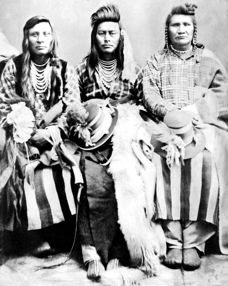 1877; NEZ PERCE MEN (CHIEF JOSEPH'S BRO. MIDDLE), IDAHO INDIAN WAR (1 of 1)