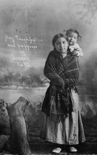 1908,AMY TOUGH FEATHER; BY EDWARD CURTIS: Title: 1908,AMY TOUGH FEATHER; BY EDWARD CURTIS Artist/Source: EDWARD S. CURTIS Original Date: 1908 Dimensions: 8X10 Description: || UNITED STATES SHIPPING ONLY! || This lot is a Dye Based Photolithog