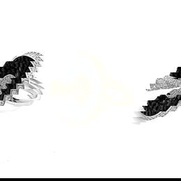 Black and White Magic Fan Ring