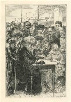 John Sloan original etching | Of Human Bondage (1 of 1)