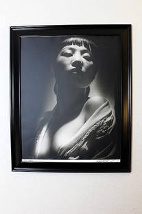 Anna May Wong By George Hurrell (1985) 16x20 US Signed Photo - Framed: Anna May Wong By George Hurrell (1985) 16x20 US Signed Photo - Framed, Please refer to the attached photos to determine the condition of this original vintage item. Note: LB means Linen Backed. Ready