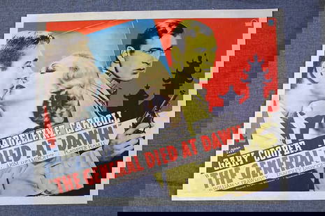 The General Died At Dawn (1936) US Half Sheet Movie Poster: The General Died At Dawn (1936) US Half Sheet Movie Poster, Please refer to the attached photos to determine the condition of this original vintage item. Note: LB means Linen Backed. Ready for you to