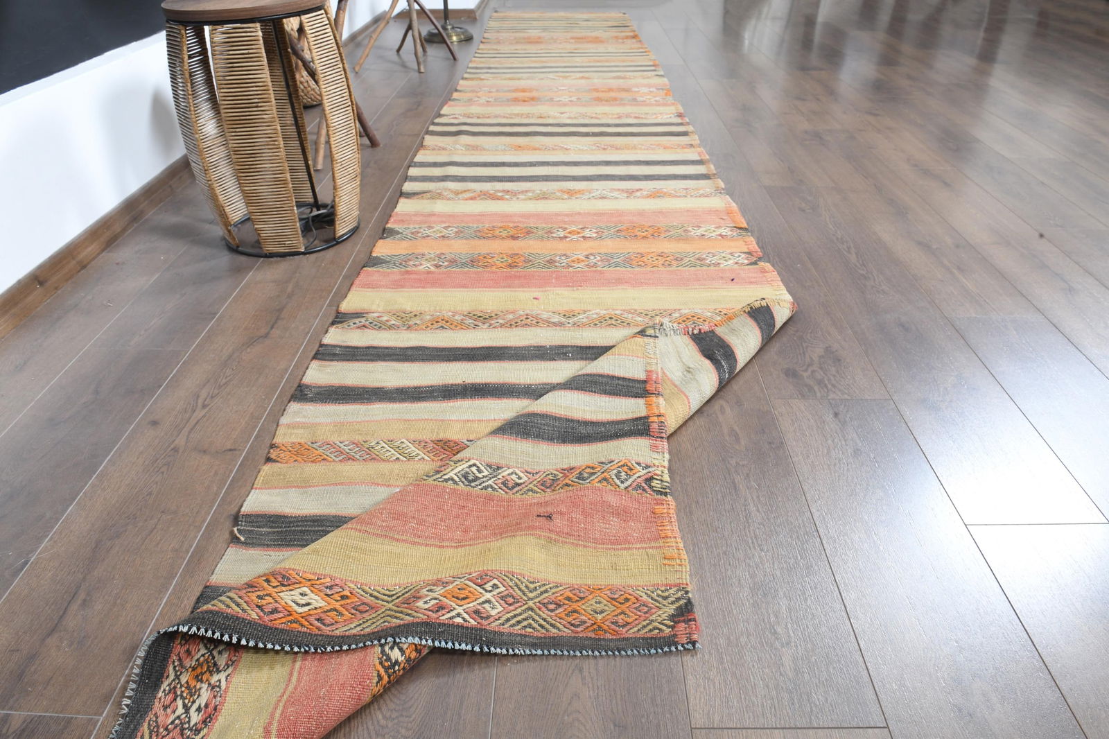 2'7x15'3 ft, ORANGE KILIM RUNNER (1 of 10)