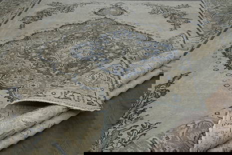 9x12.6 ft, OVERSIZED AREA RUG: Title: 9x12.6 ft, OVERSIZED AREA RUGOridign: Turkey Date/Period: 1960 - 1970 Materials: Wool and Cotton Size: Width: 9 feet Length: 12.6 feet Provenance: This Turkish one-of-a-kind Anatolian Vintage R