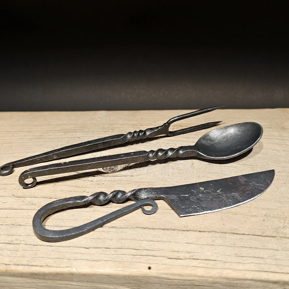 Flint Striker Custom Forged Knife Utensil Set (1 of 18)