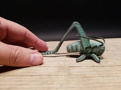 Brass Fireplace Hearth Cricket: 3 1/2" Long 1 1/8" Wide 2" Hide Wonderful antique style brass hearth cricket. Many times found on the hearth crickets are said to bring good luck and fortune to ones house and home. Nice detail and qu