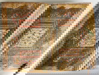 KORAN MANUSCRIPT 18th-19th CENTURY antique QURAN book HAND WRITTEN: circa 18th/19th century QUR'AN Arabic manuscript on paper 302 pages. With two unwans in color and gold and numerous Juz and Hibz markers as marginal ornaments in gold and color, verse separators in go
