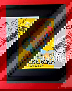 DEATH NYC Hand Signed Print Framed 16X12in COA SEXY ALICE IN WONDERLAND HERMES: This is a Stunning and Scarce 100% Authentic New Print by Death NYC Hand Signed and Numbered in Pencil by the Artist Limited Edition of 100 Print Size: About 10x8in Fine Art 300 gsm Paper Print is Bli