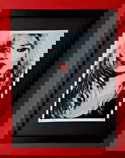 DEATH NYC Hand Signed Print Framed 16X12in COA "KATE MOSS SEXY RED DRIP": This is a Stunning and Scarce 100% Authentic New Print by Death NYC Hand Signed and Numbered in Pencil by the Artist Limited Edition of 100 Print Size: About 10x8in Fine Art 300 gsm Paper Print is Bli