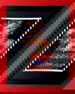 DEATH NYC Hand Signed Print Framed 16X12in COA DEATH IS FREE MARILYN FOREVER: This is a Stunning and Scarce 100% Authentic New Print by Death NYC Hand Signed and Numbered in Pencil by the Artist Limited Edition of 100 Print Size: About 10x8in Fine Art 300 gsm Paper Print is Bli